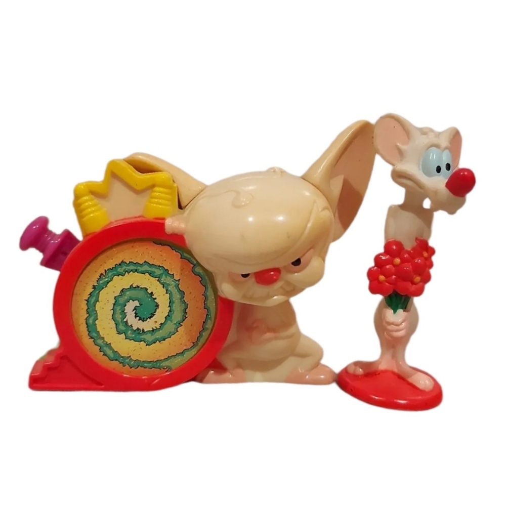 Pinky and The Brain Figurines- 1997 Animaniacs